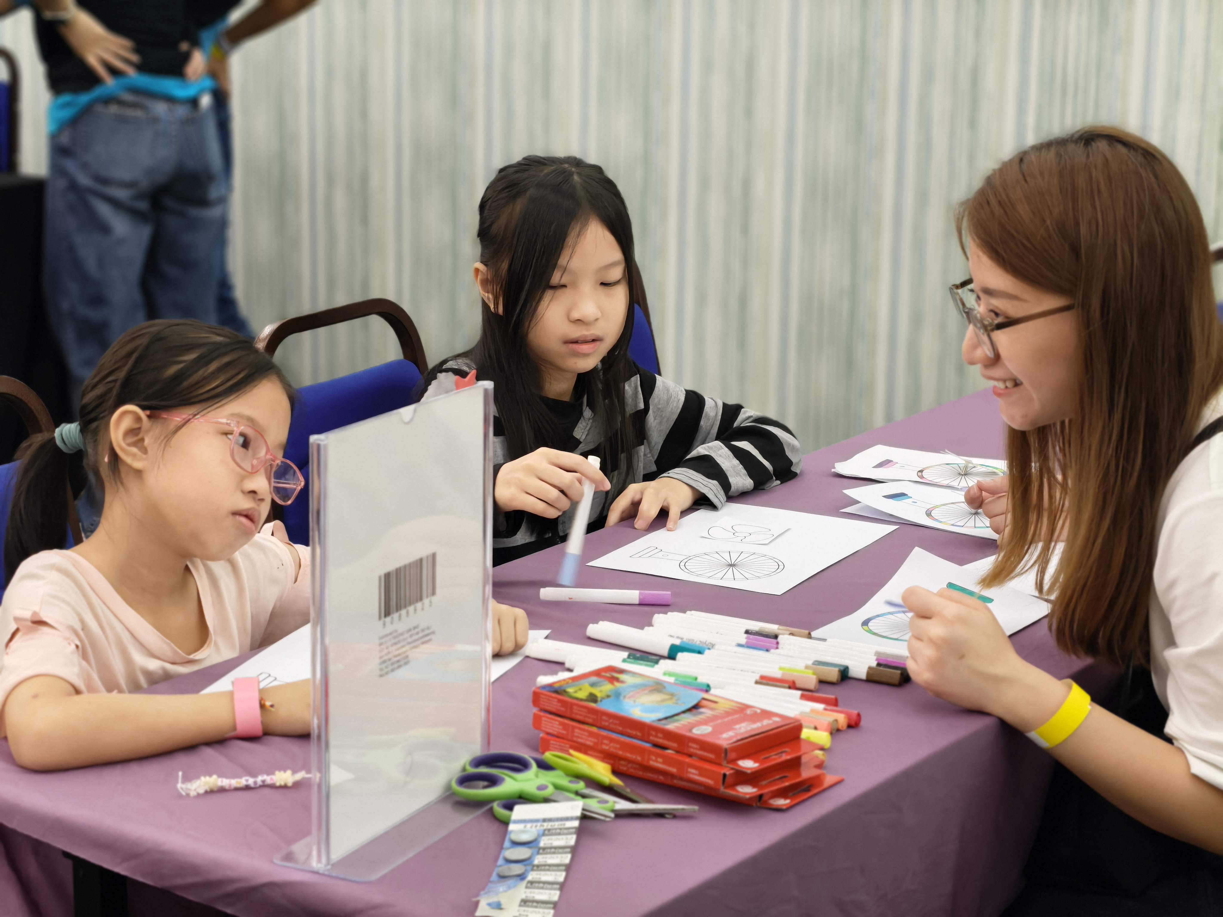 Children engaging in hands-on activity