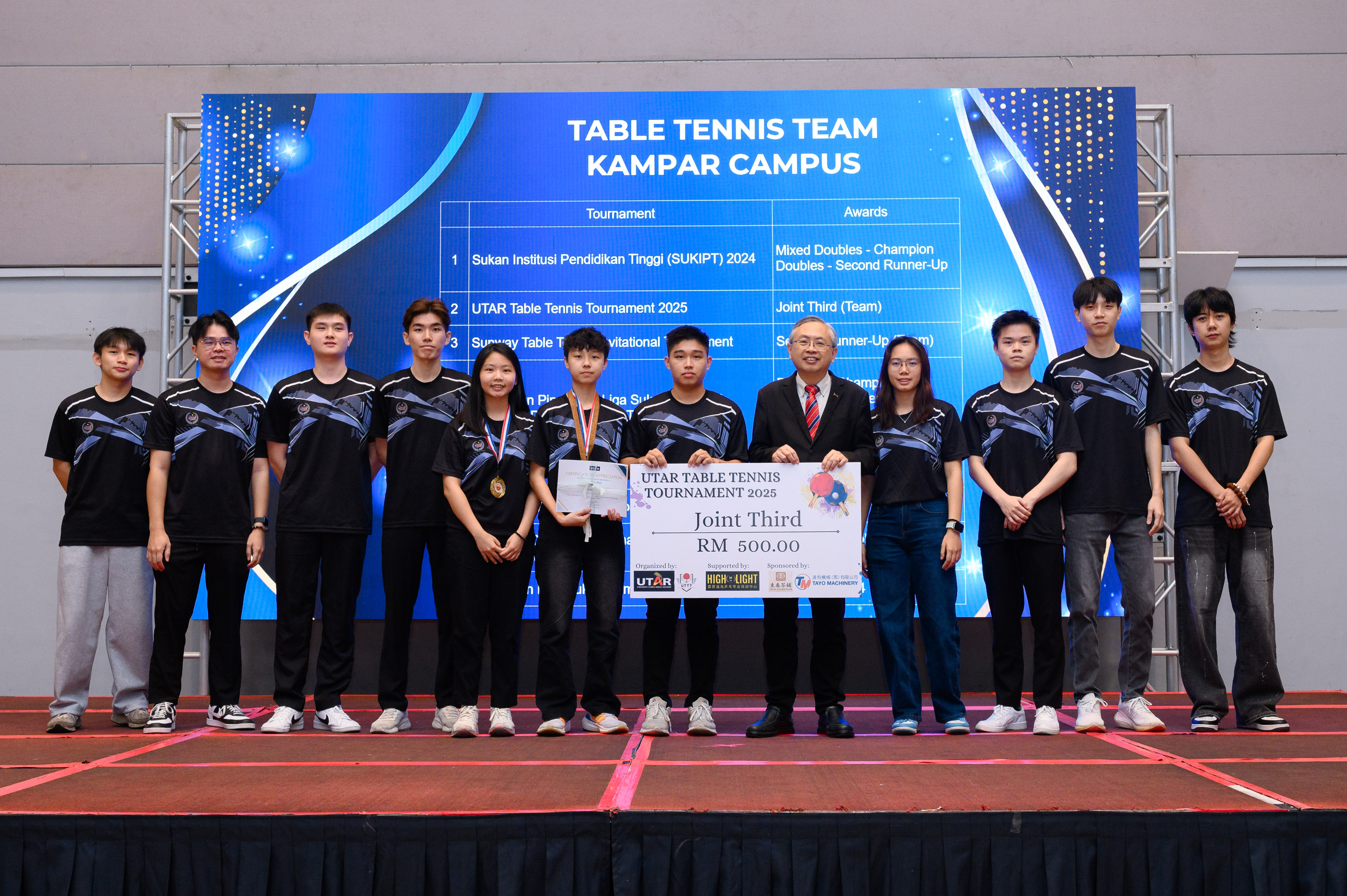 The sports representatives of both campuses