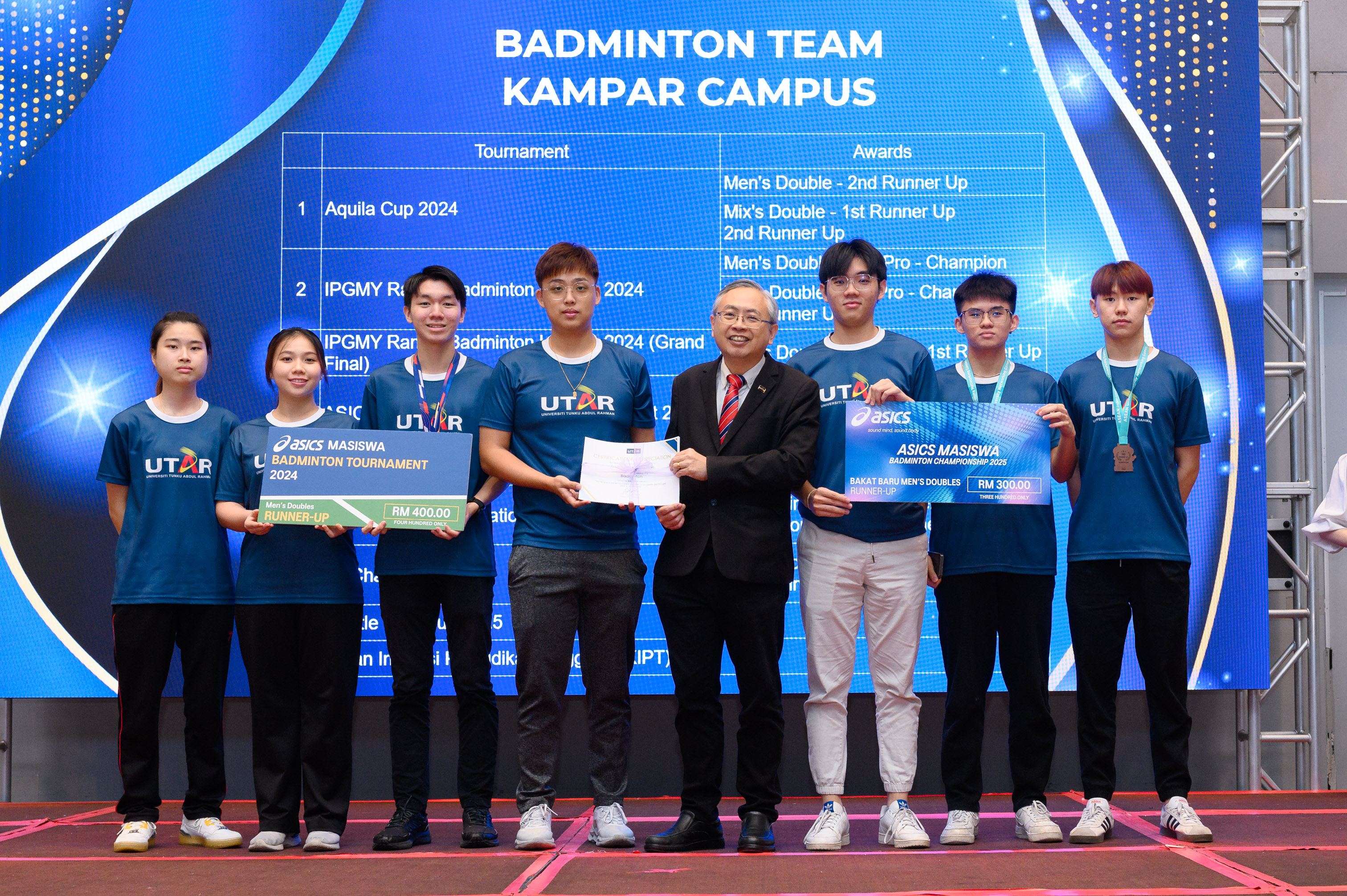 The sports representatives of both campuses