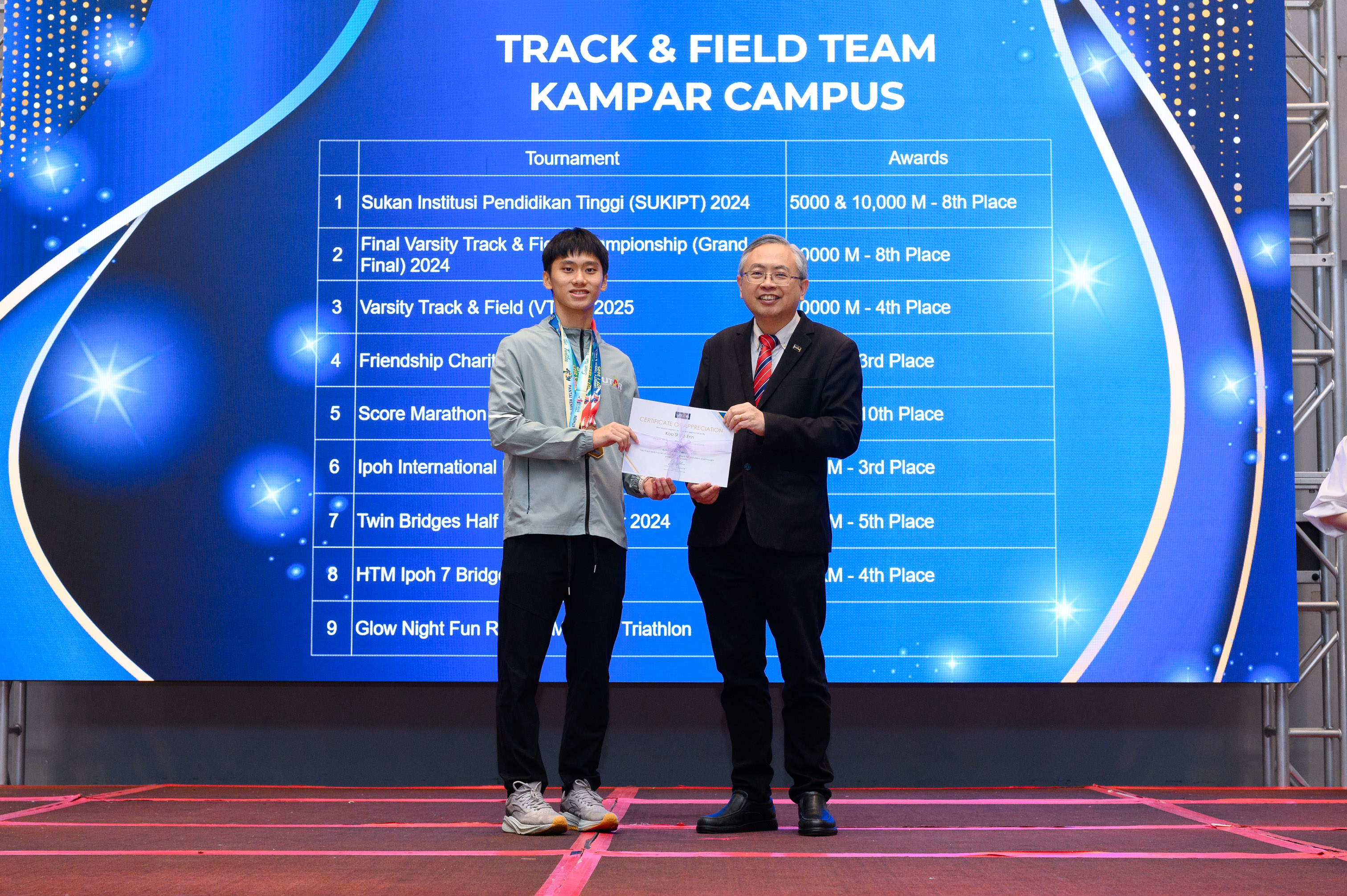 The sports representatives of both campuses