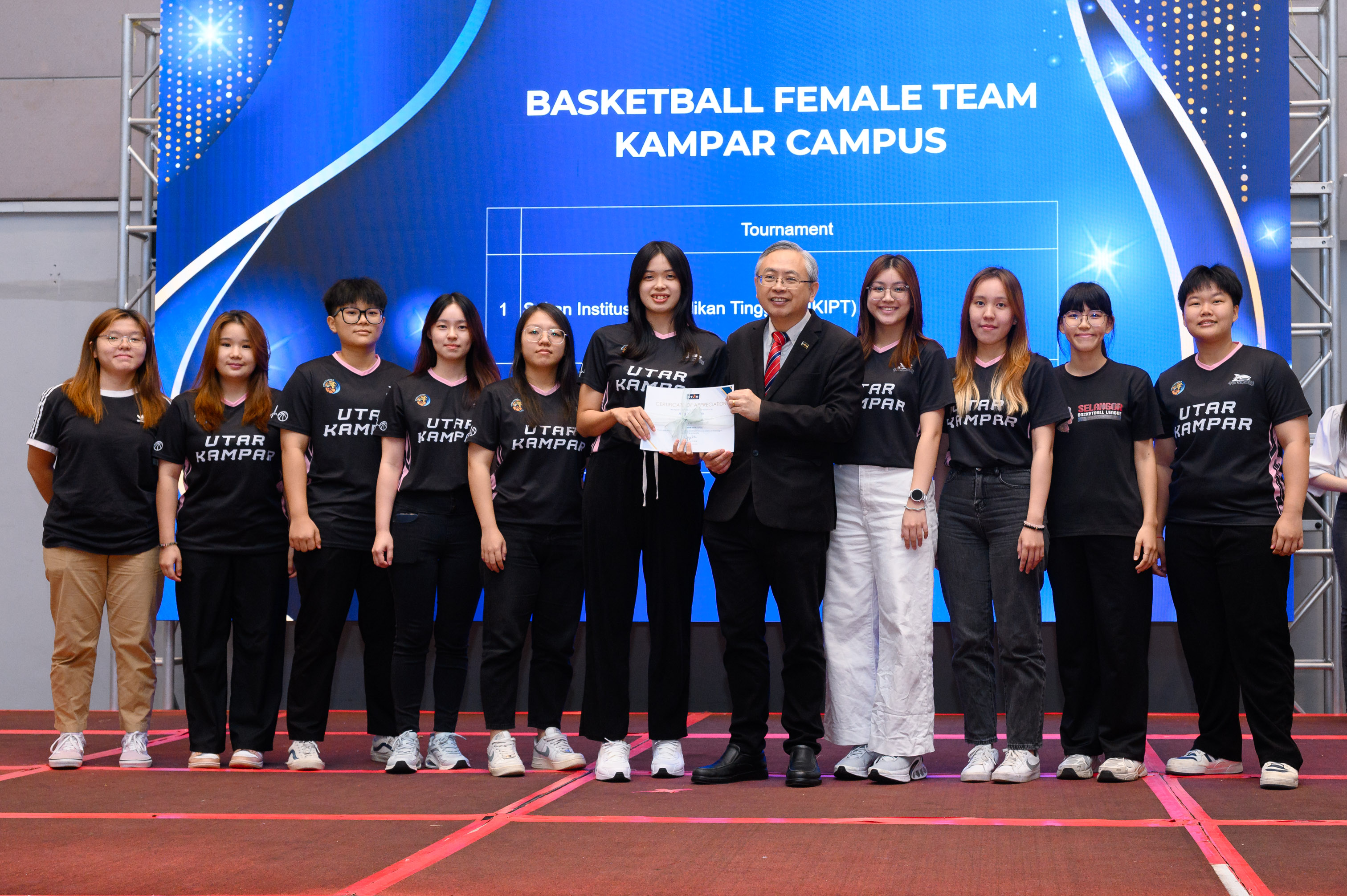 The sports representatives of both campuses