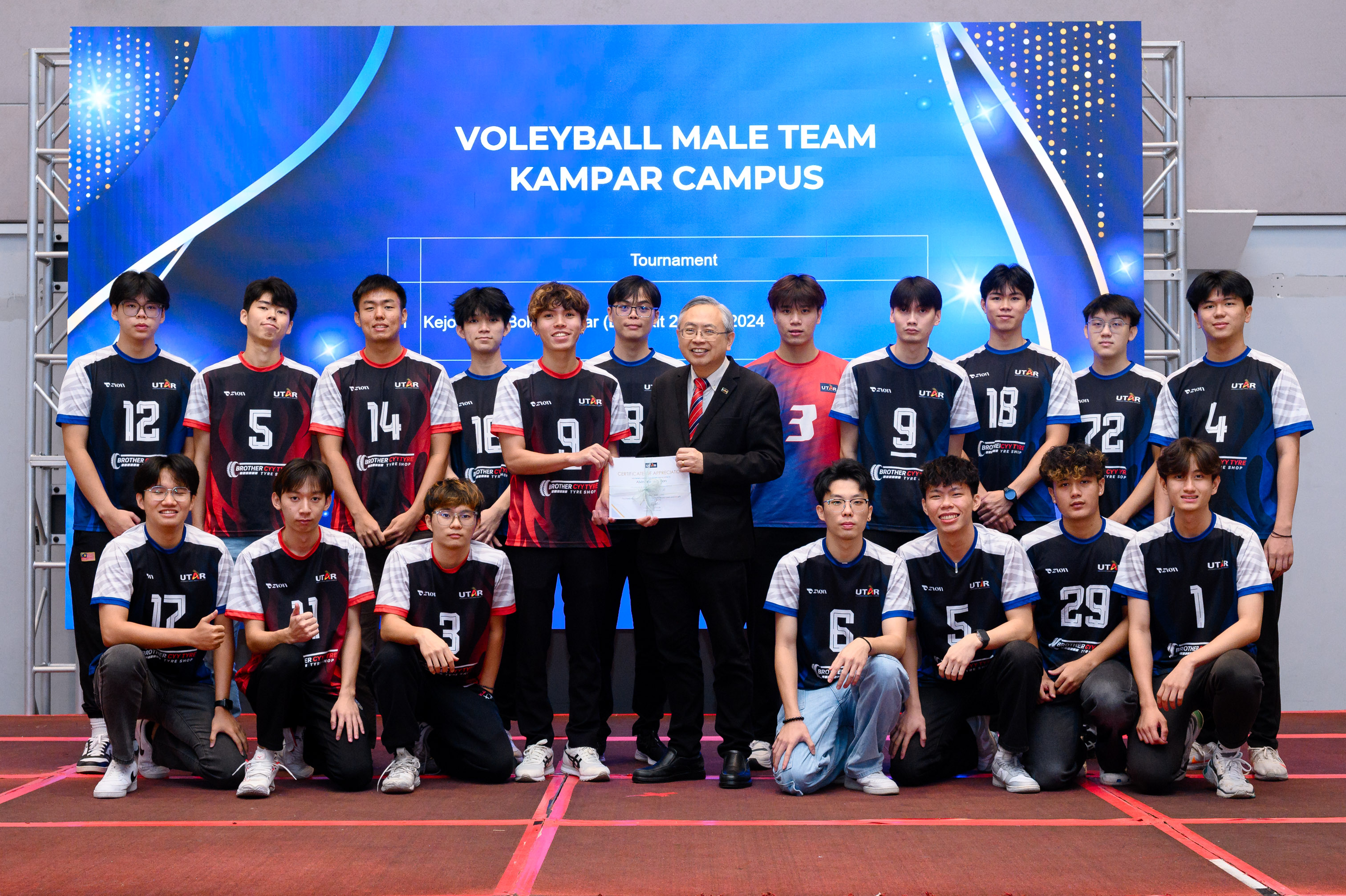 The sports representatives of both campuses