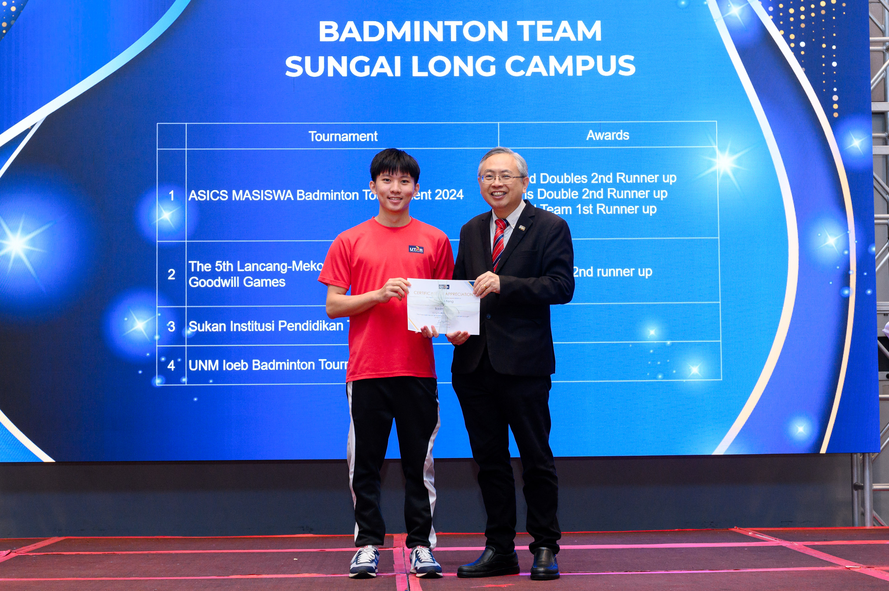 The sports representatives of both campuses