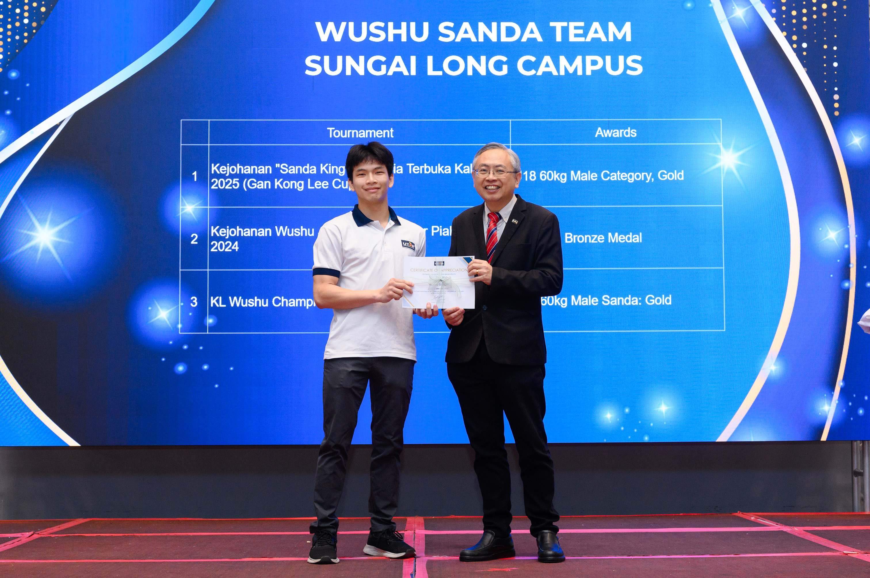 The sports representatives of both campuses