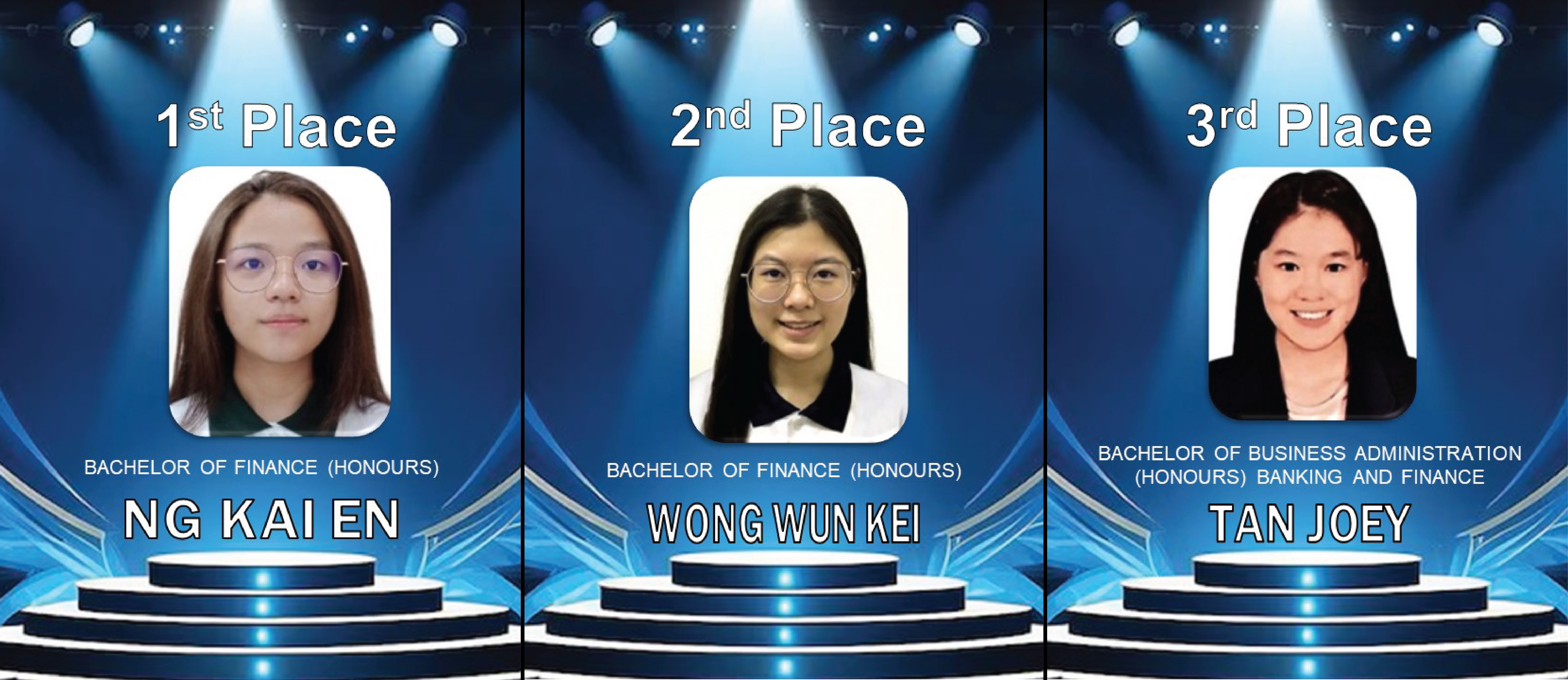 Award winners from THP FBF