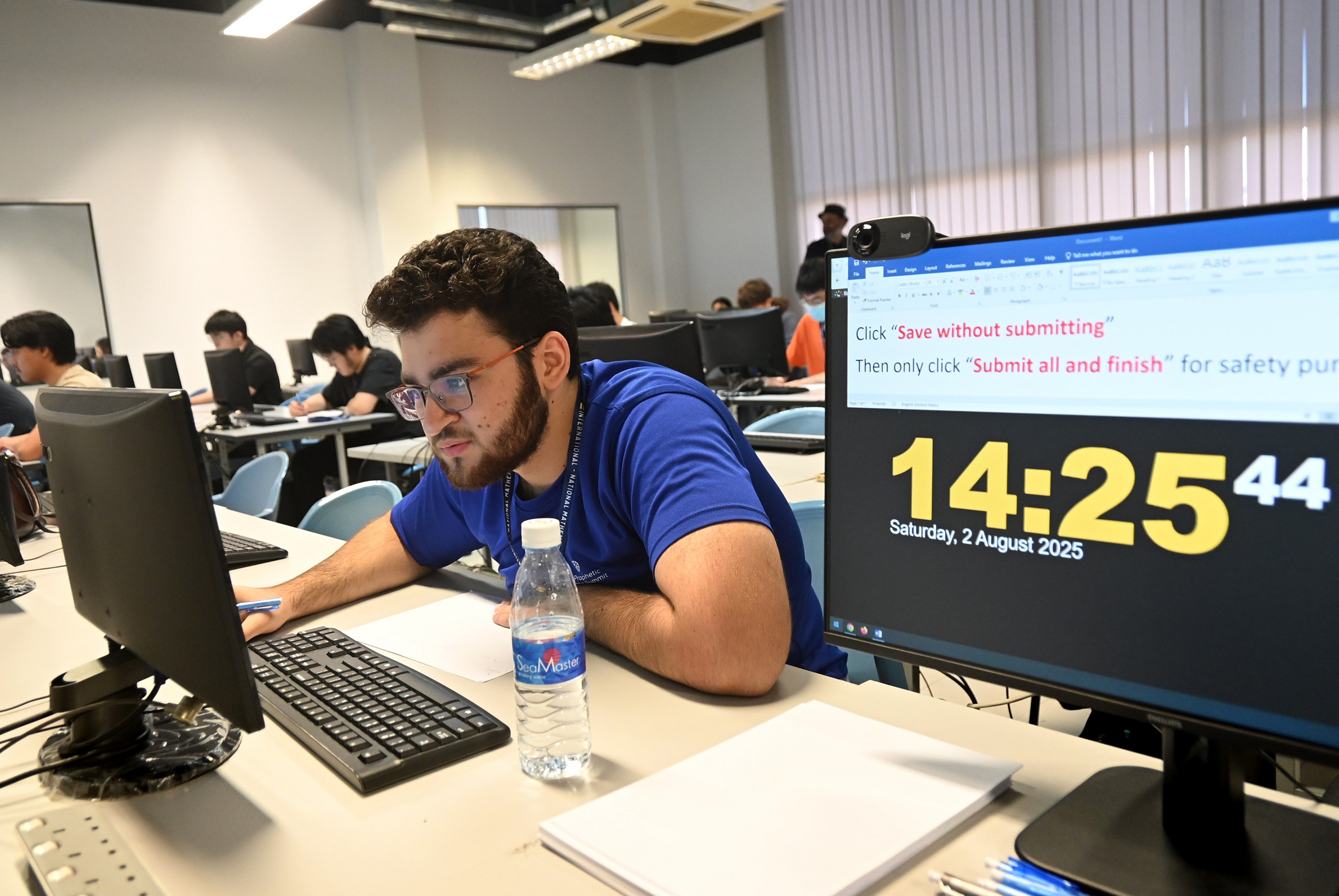 Students competing in Category Z &ndash; Running Math