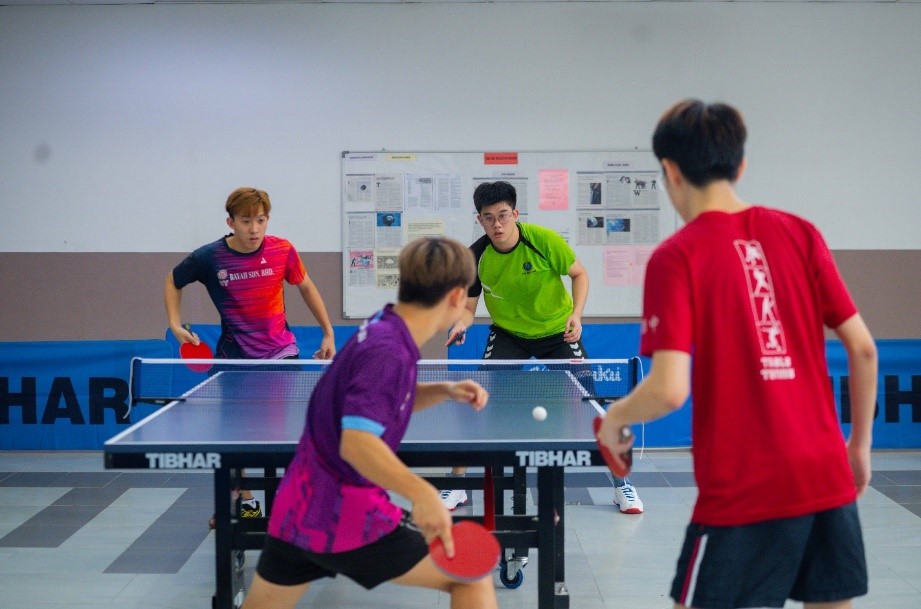 Players in action