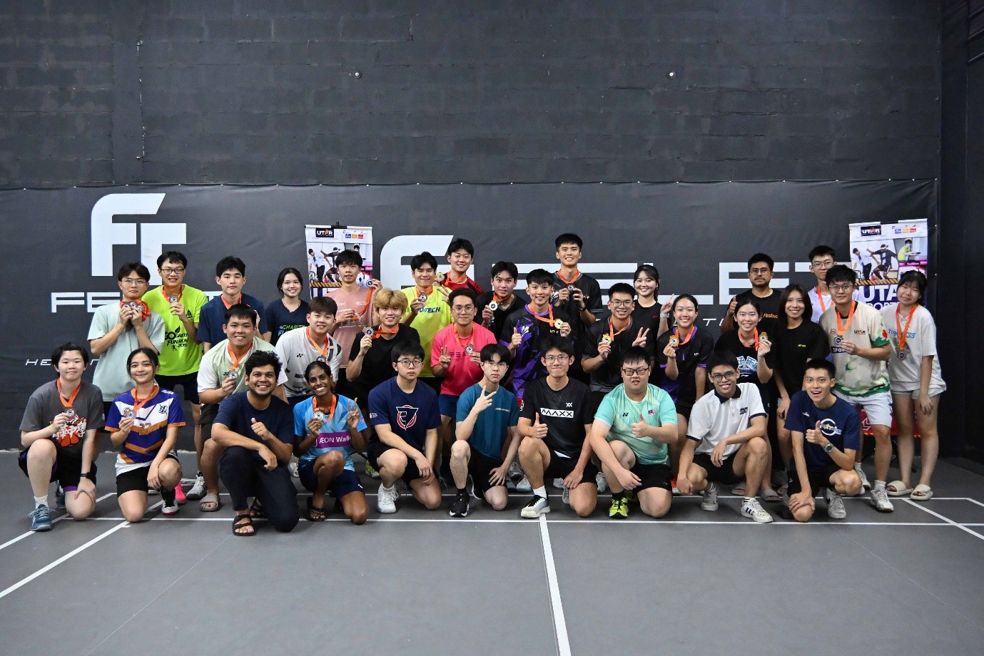 Group photos of all winners