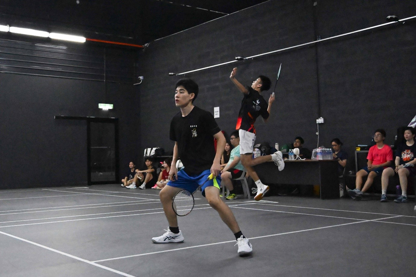 Players in action