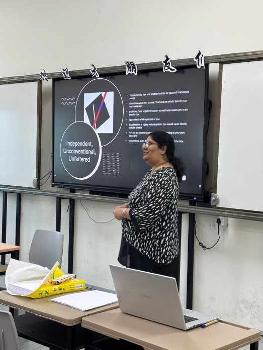 Students exploring personality traits, illusions and soft-skills development