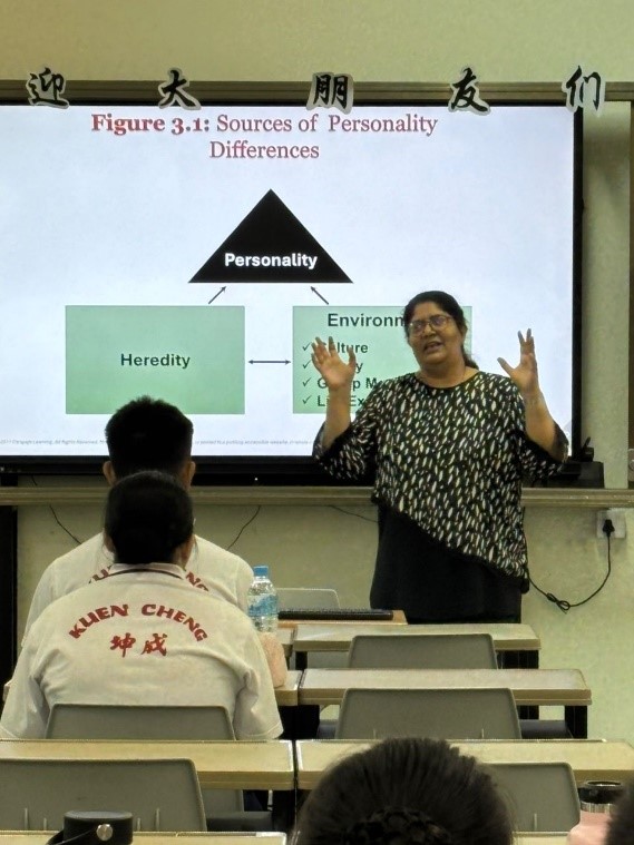 Students exploring personality traits, illusions and soft-skills development