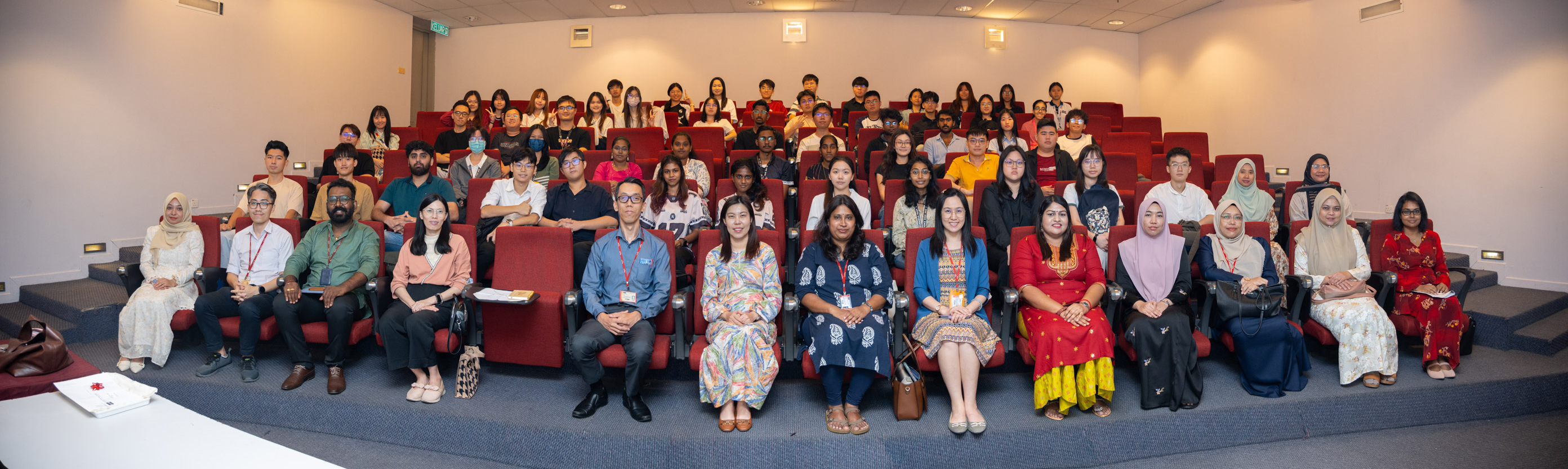 A tour of UTAR Hospital with the Double Dose Marketing team after the talk session, led by Dr Yip (centre)