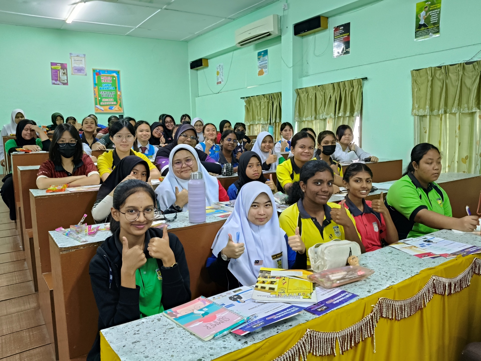Students enjoying the workshop