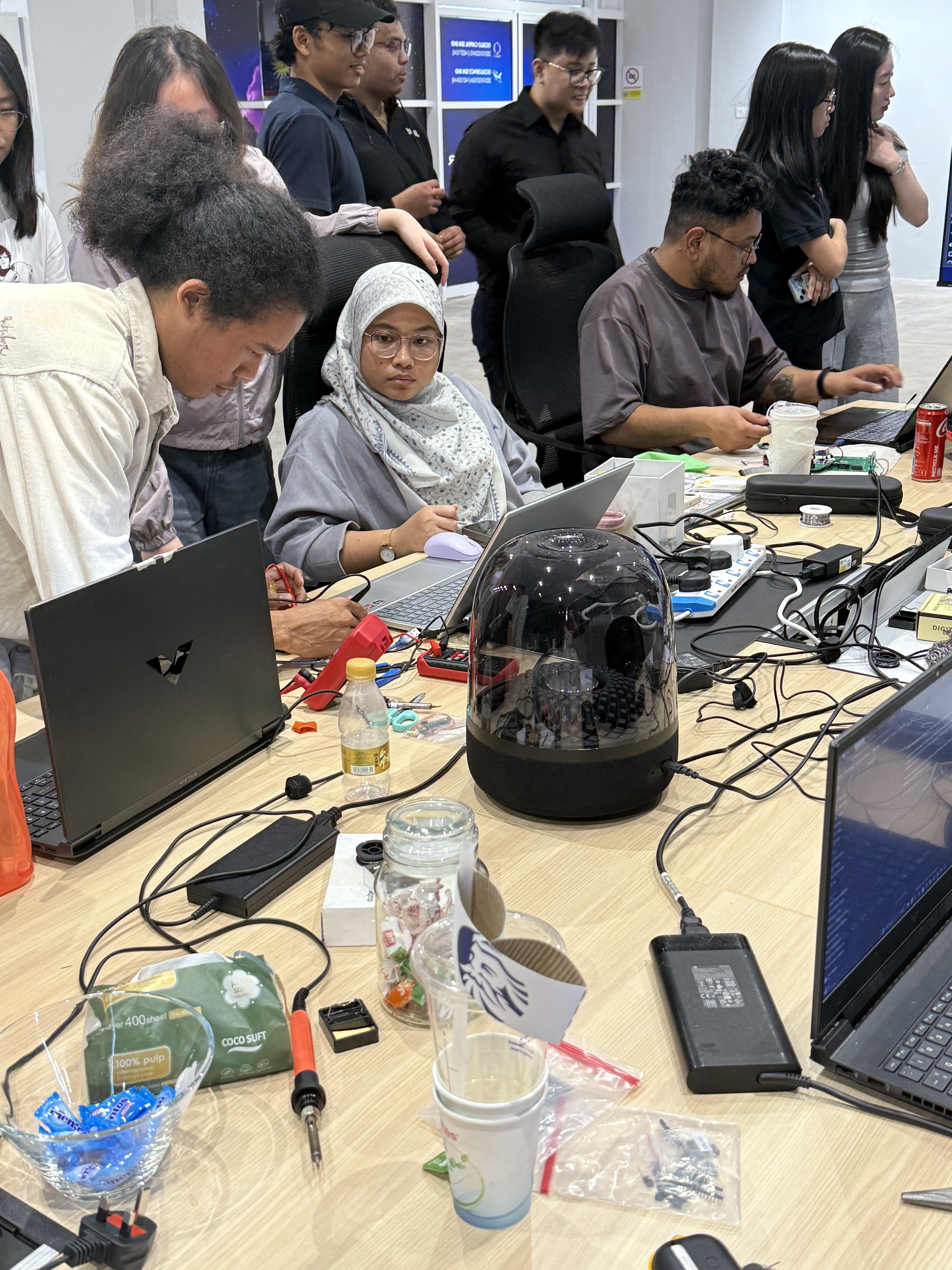 Where the magic happens. A desk full of tools is a mind full of ideas.