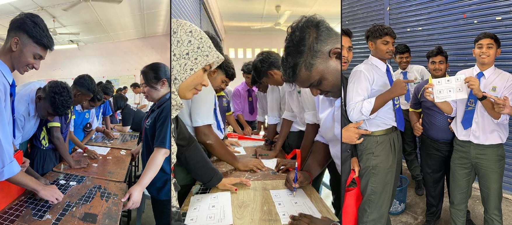 Students developing logical thinking and problem-solving skills through Sudoku, Free Flow and Magic V activities