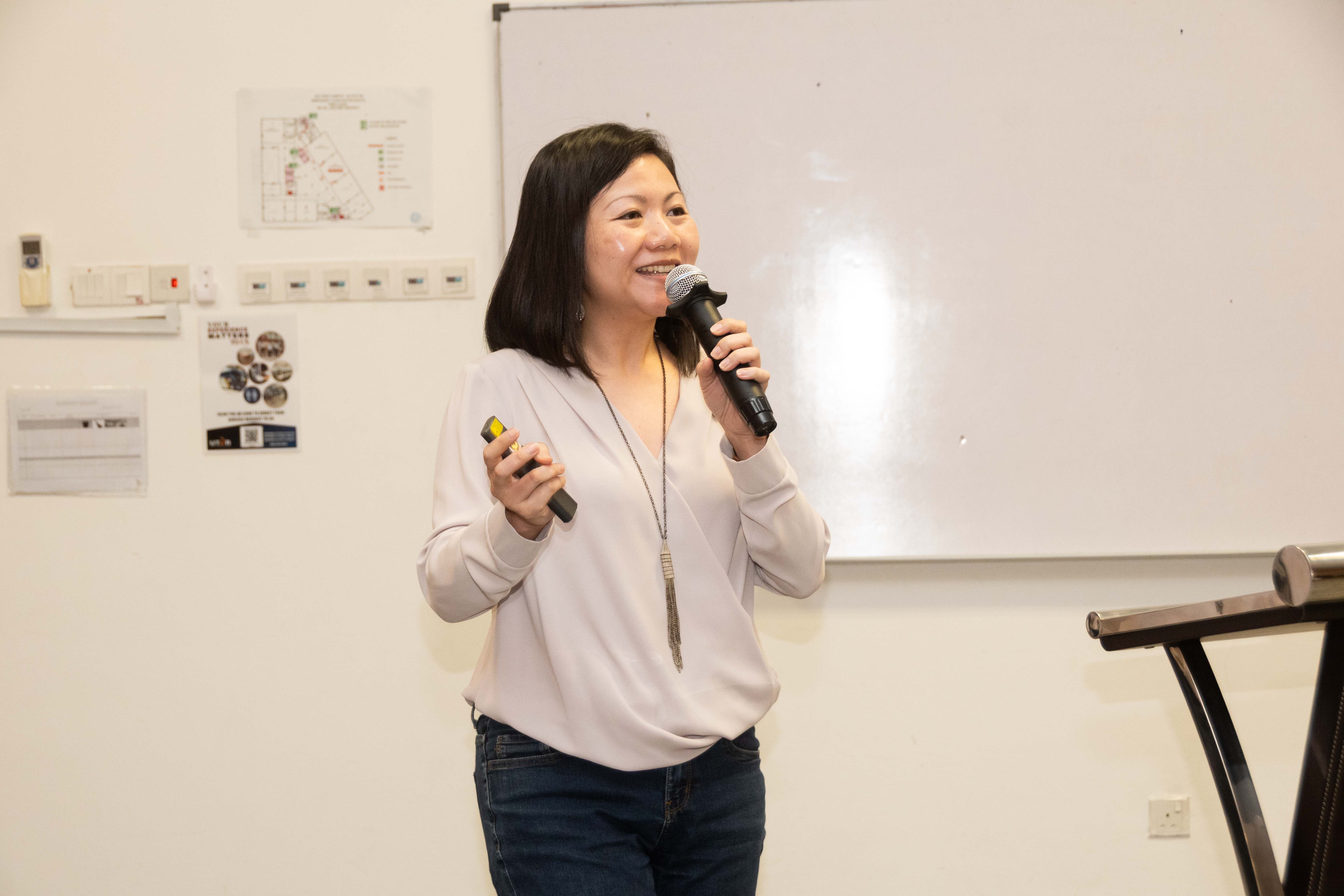 Ms Eileen Grace Lee explaining the MICPA programme