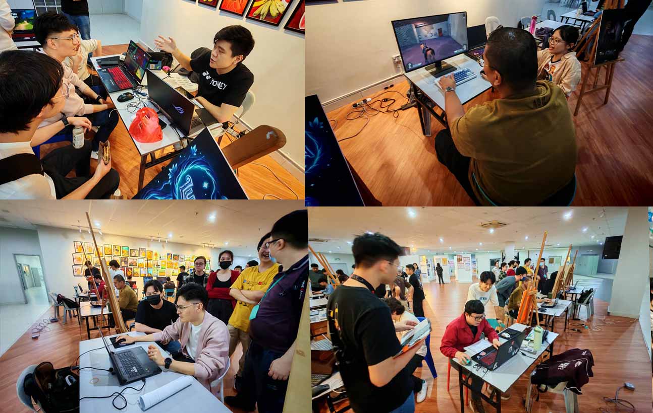 Alumni providing feedback on current students’ final year projects