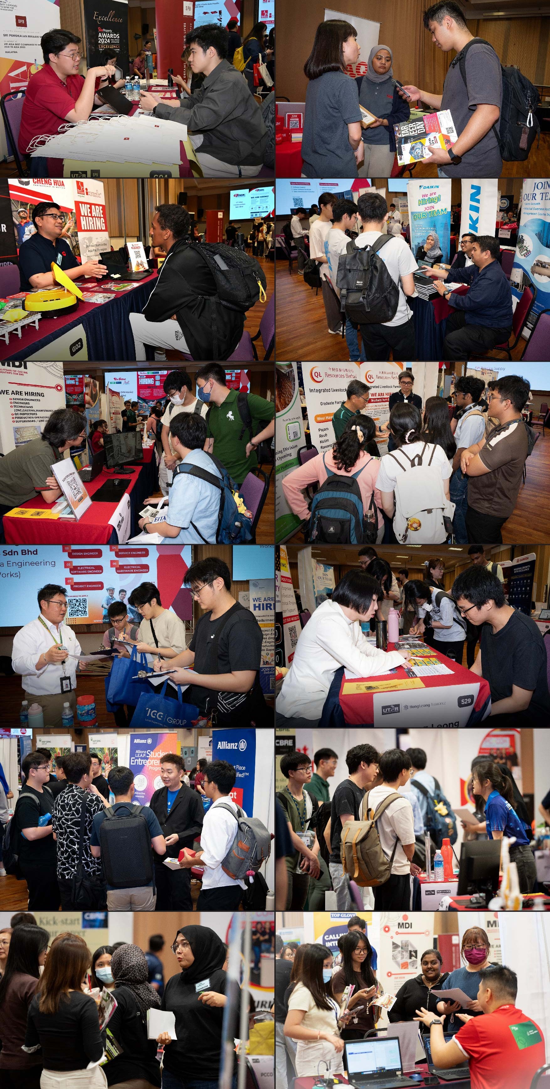 Curiosity in action — students engaging with employers at Career Day